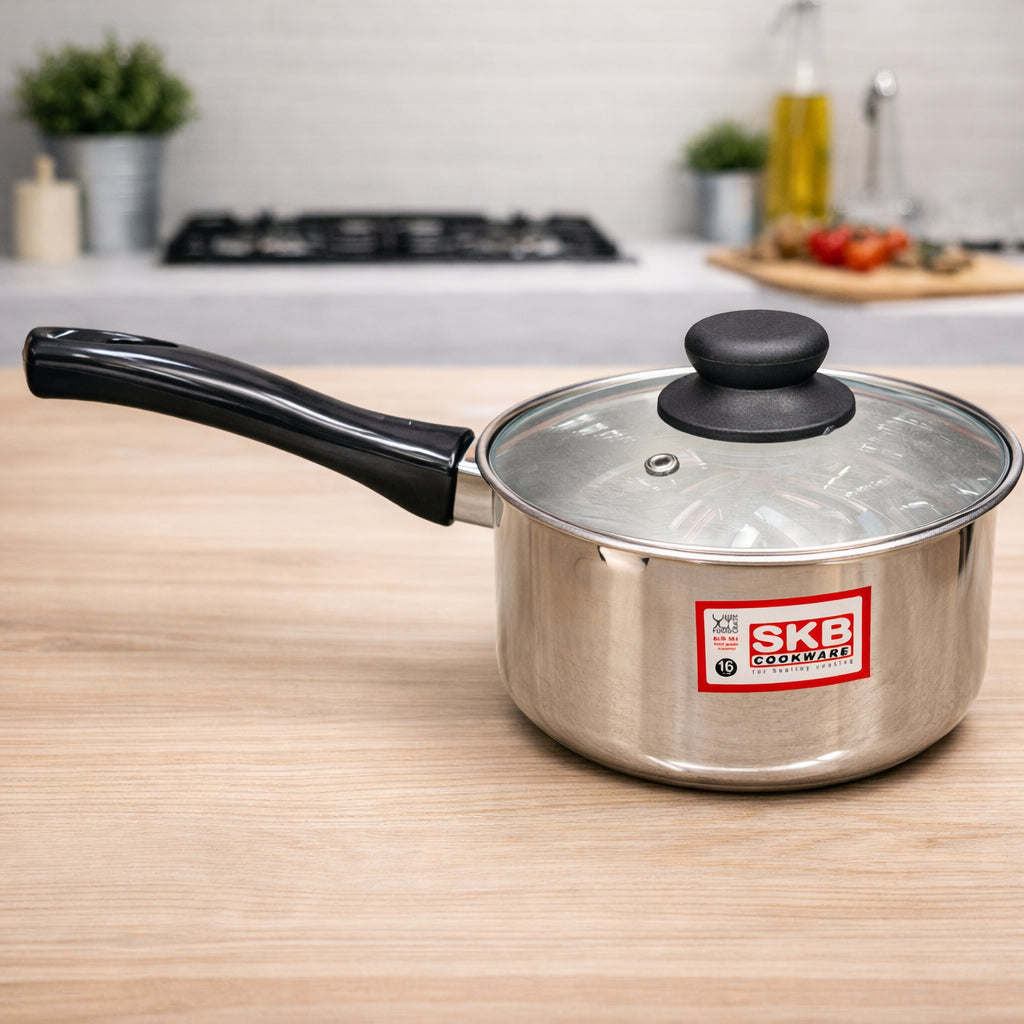 Sauce Pot With SS Lid & Bakelite Handle