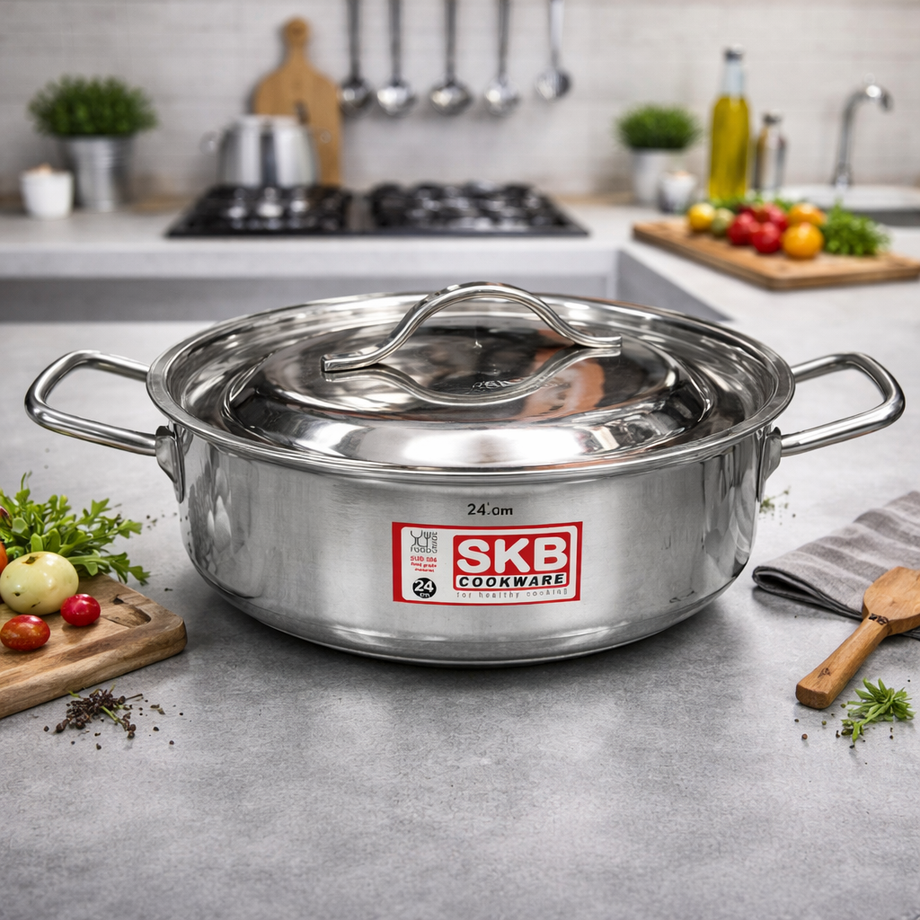 Curry Sauce Pot With SS Lid & Handle