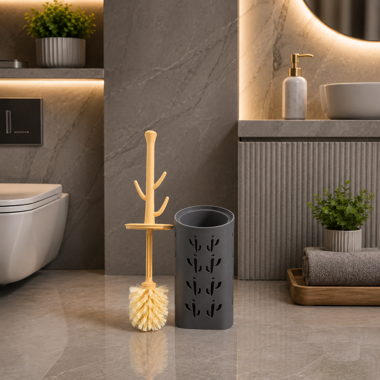🚽 Stylish Toilet Brush Set