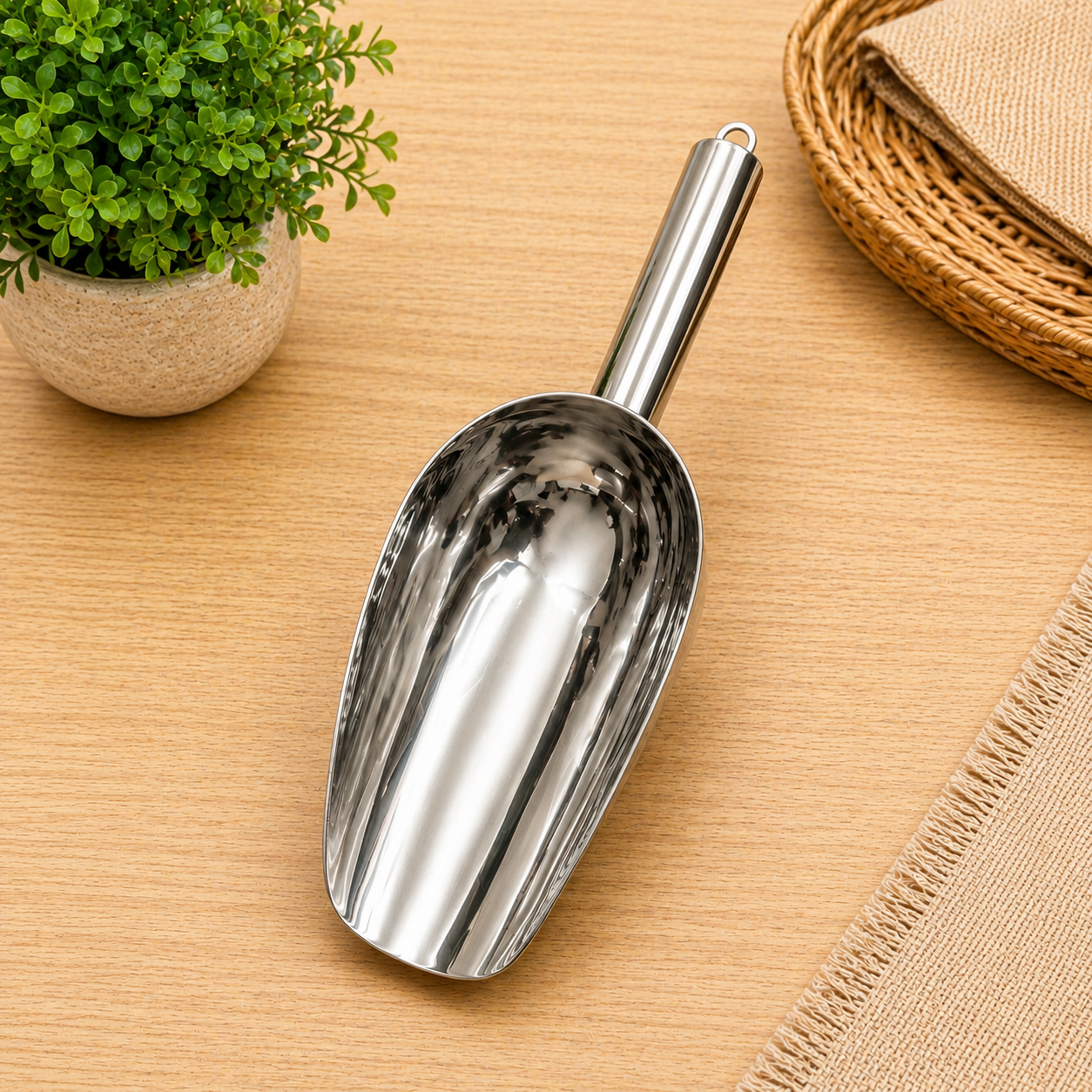 Stainless Steel Scoop (Multipurpose Kitchen Tool)