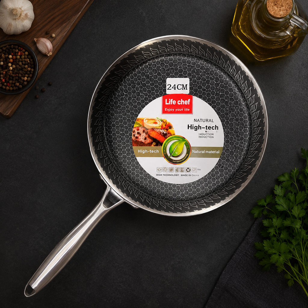 Premium Honeycomb Fry Pan