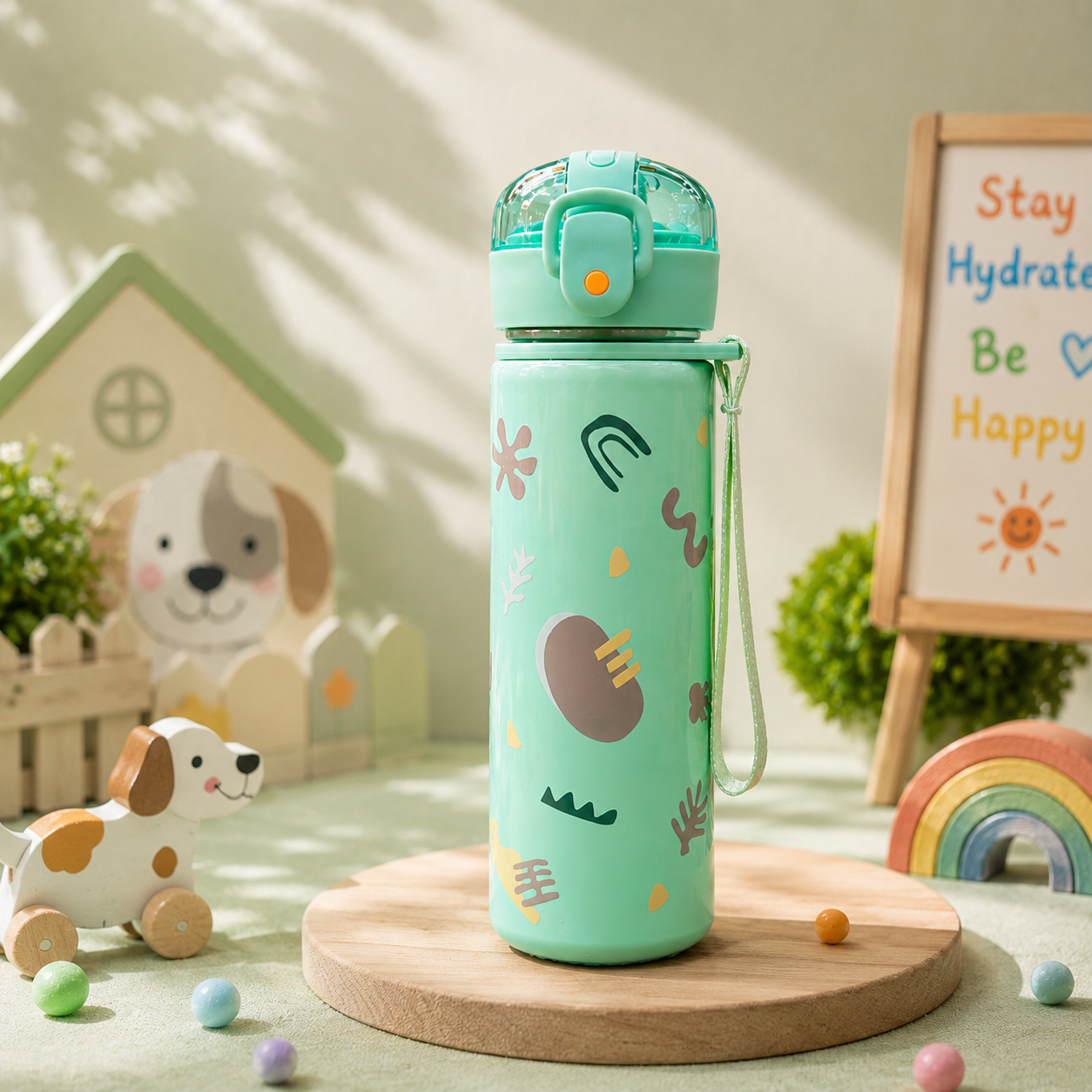 💖 380ML Cute Water Bottle
