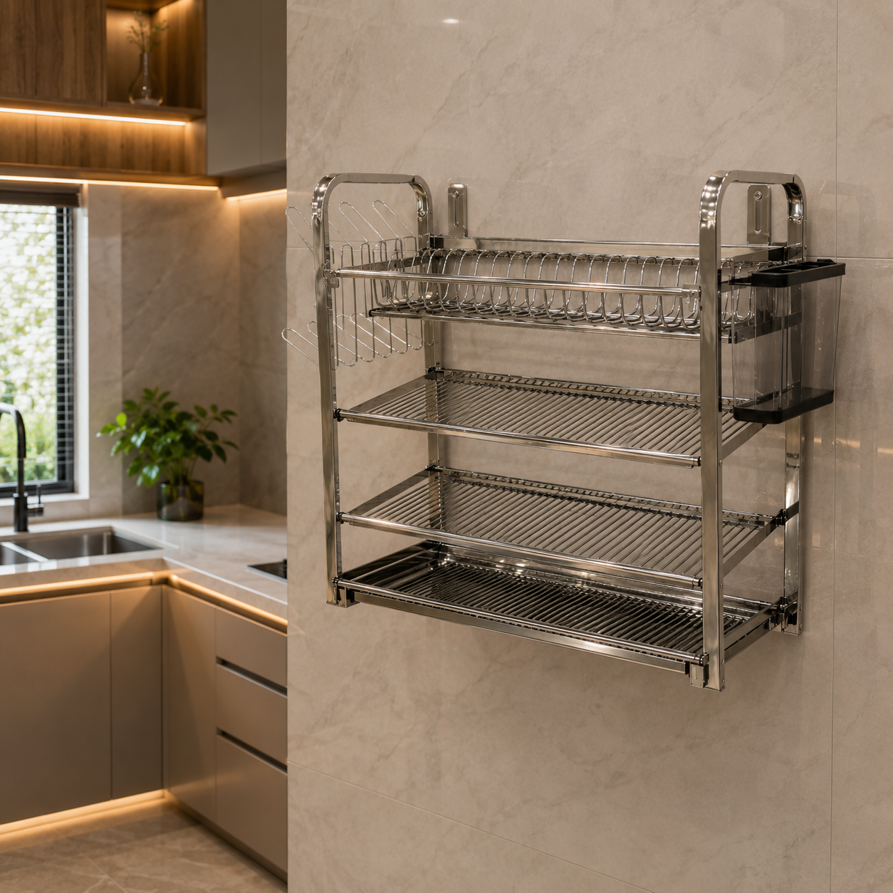 SKB Stainless Steel Kitchen Rack