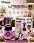 Niyama Typhoon Mixer Grinder,⚡ 1200W Copper Motor ,Powerful Grinding, Premium Performance!