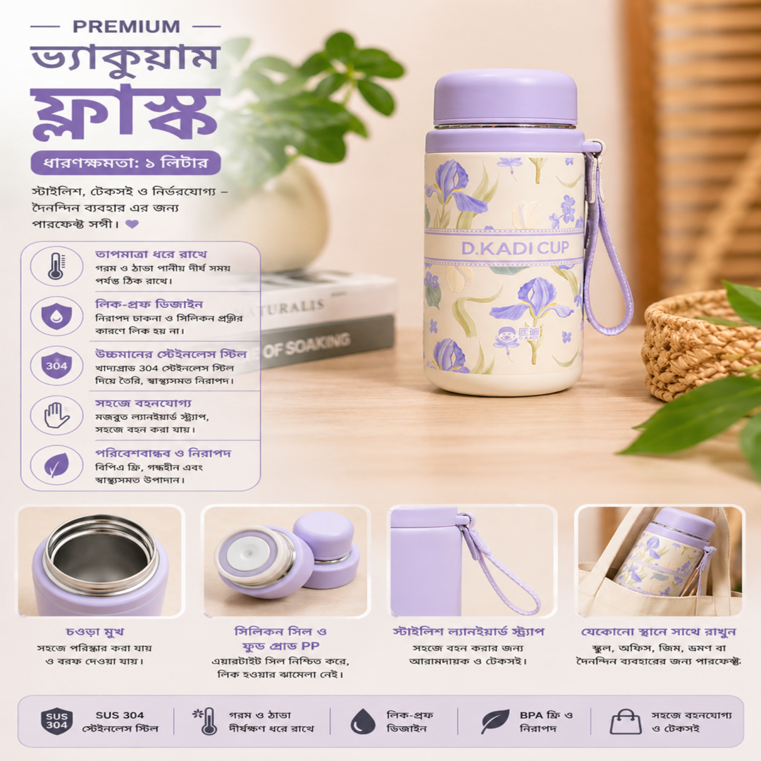 D.KADI Cup Vacuum Flask