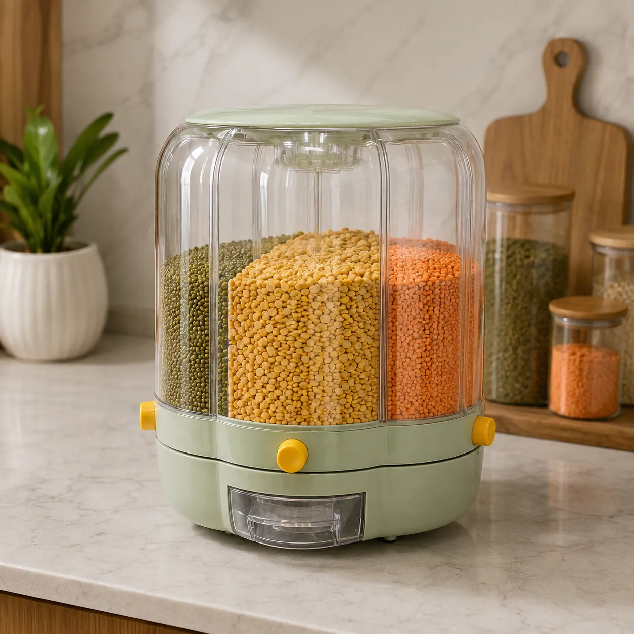 Rice Barrel (Rice & Dal Dispenser)